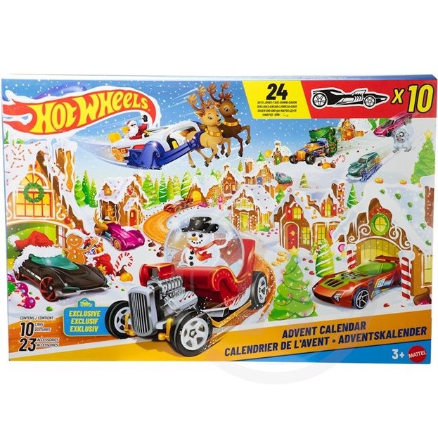 Julekalender m. Hot Wheels